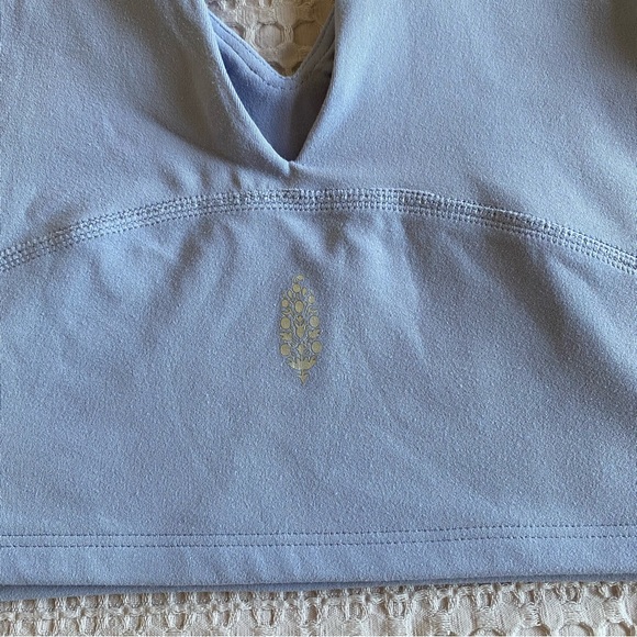 Free People FP Movement Never Better Crop Sports Bra Platinum Purple Lilac S - Picture 6 of 9